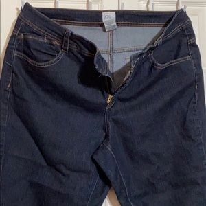 Just my size dark jeans.